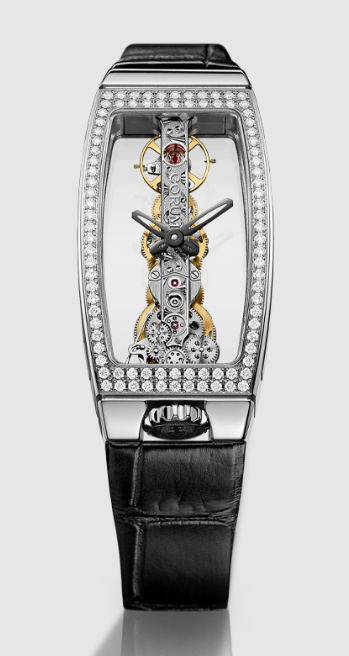 Review Copy Corum Golden Bridge Miss Watch B113.00823